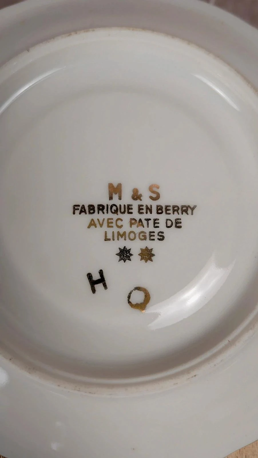 Lot de 6 tasses Gien Yokohama & 6 soucoupes M&s – porcelaine française – photo 8